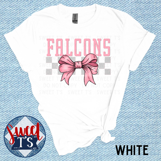 Pink Bow *Falcons*
