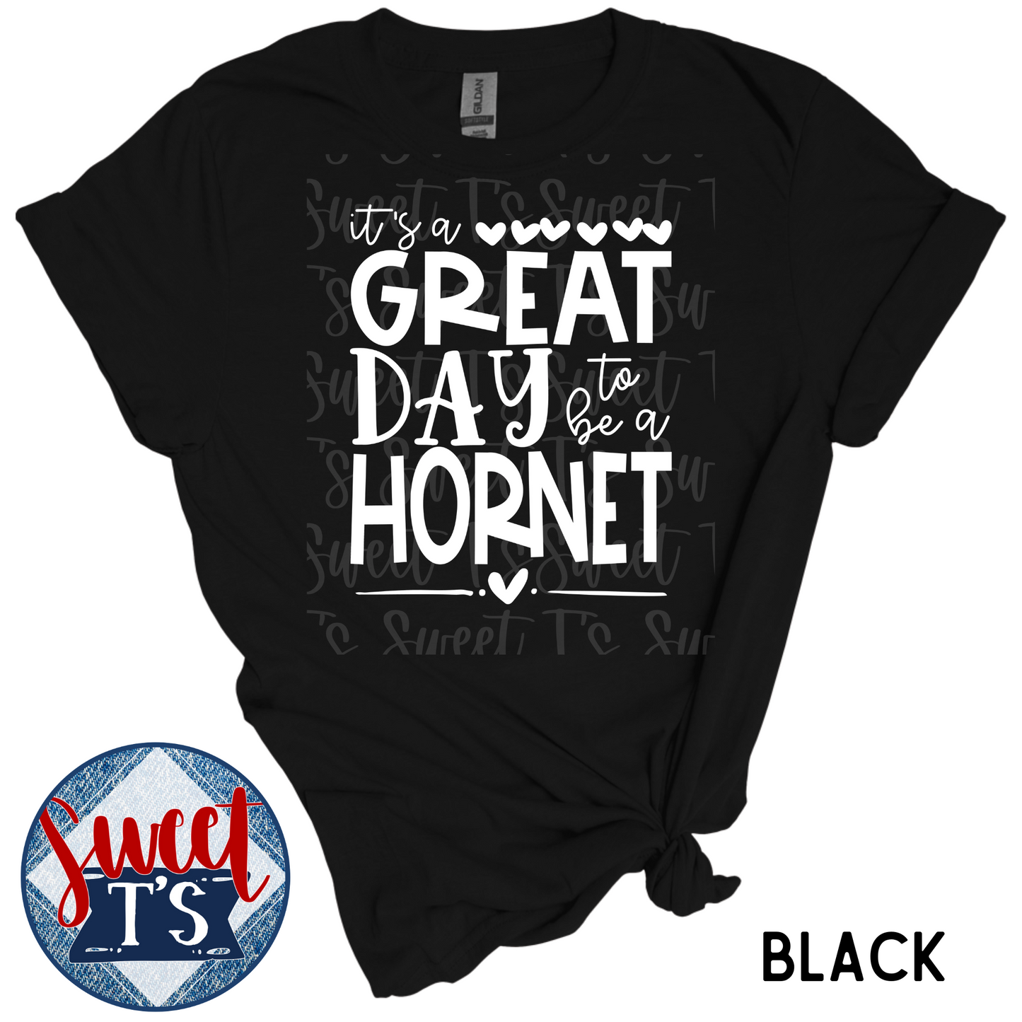 Great Day Hornets (white print)