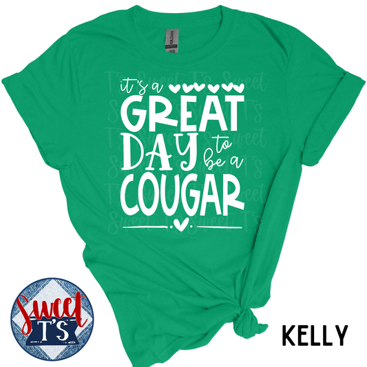 Great Day Cougars (white print)