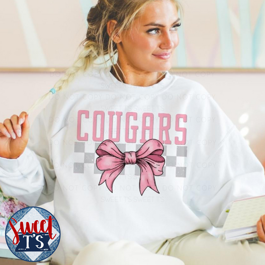 Pink Bow *Cougars*
